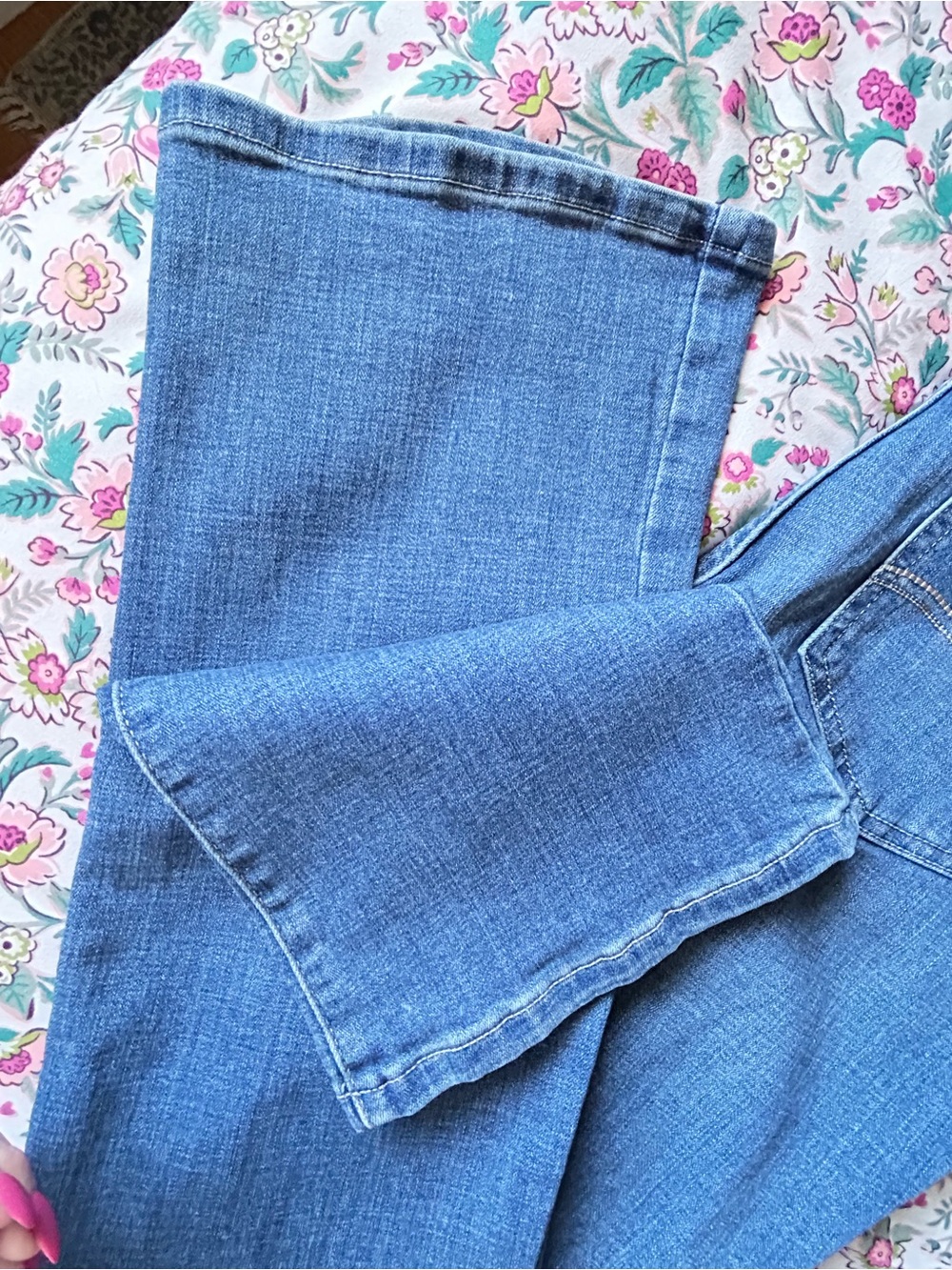 Lee Women's Light Blue Flare Jeans - Picture 8 of 8